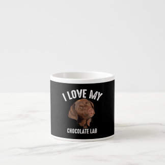 Hund älskare | I Kärlek My Chocolate Lab Espressomugg