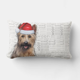 Hund älskare jul Berger Picard Helgdag Lumbarkudde