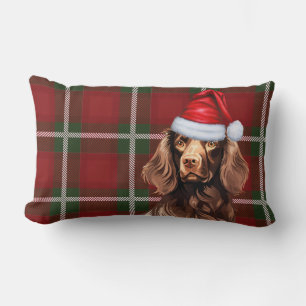 Hund älskare jul Boykin Spain Helgdag Play Lumbarkudde