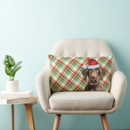 Hund älskare-julpekare, Helgdag Play Lumbarkudde