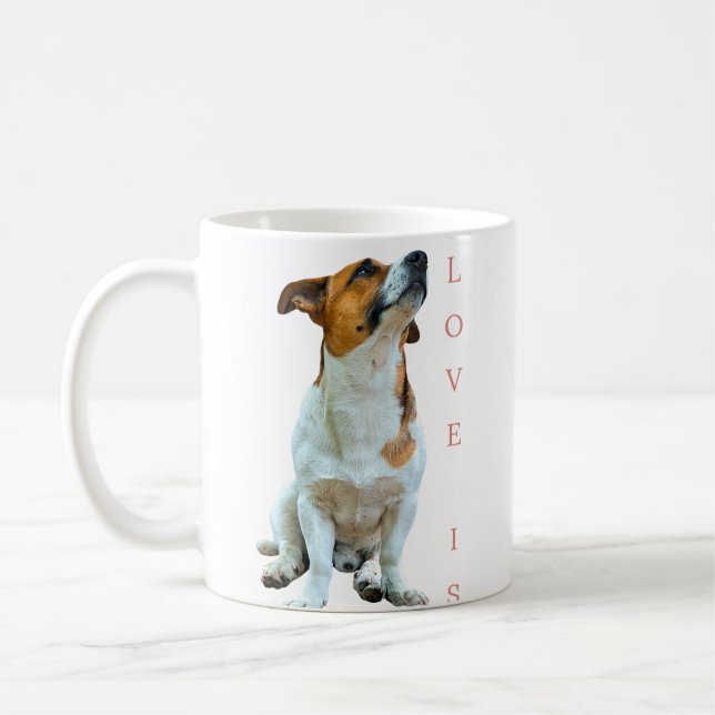 Hund älskare kaffemugg (Vänster)
