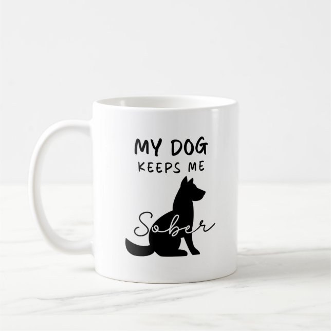 Hund älskare kaffemugg (Vänster)