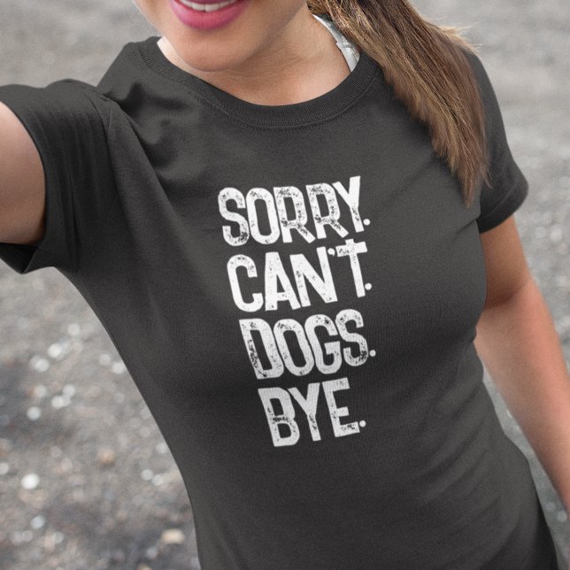Hund älskare kan inte fungera t shirt (Skapare uppladdad)
