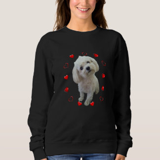 Hund älskare| Kärlek Heart Maltesisk marionettägar T Shirt