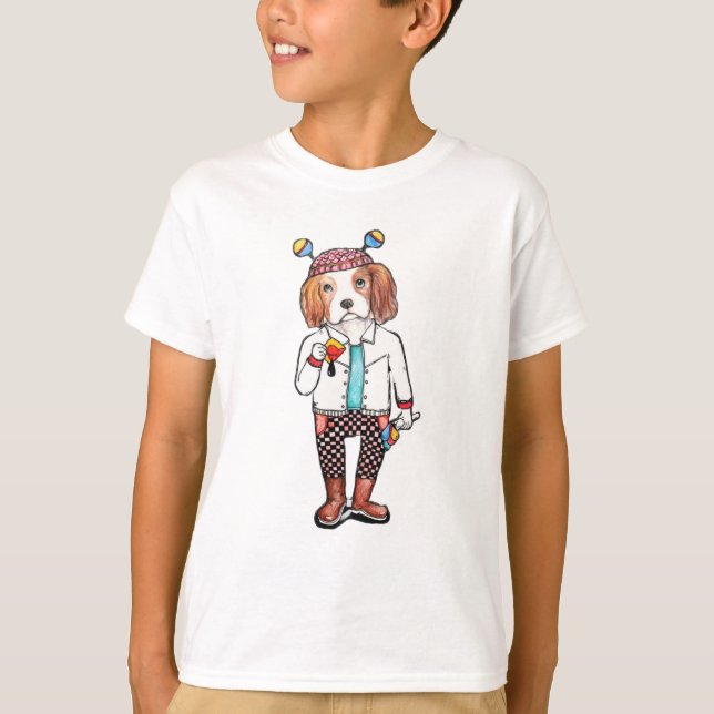 Hund älskare Kids T-Shirt Design (Framsida)