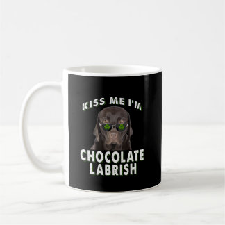Hund älskare | Kiss Me Jag är Chocolate Labrish Kaffemugg