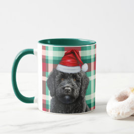 Hund älskare Labradoodle Red Grönt Helgdag Play Mugg