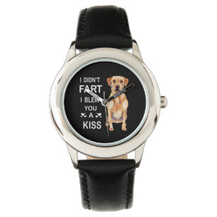 Hund älskare Labrador Jag började inte med att ge Armbandsur
