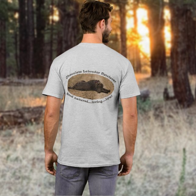 Hund älskare Labrador Retriever Puppy in Forest T-shirt (Skapare uppladdad)