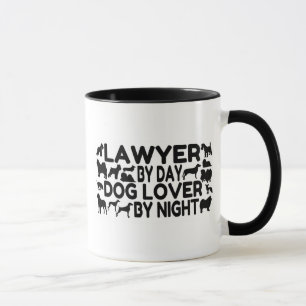 Hund älskare Lawyer Mugg