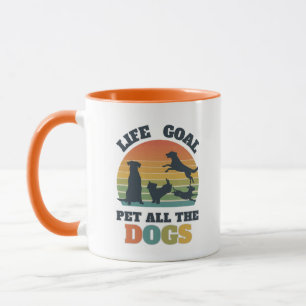 Hund älskare Life-måldesign för Rädda djuren Suppo Mugg