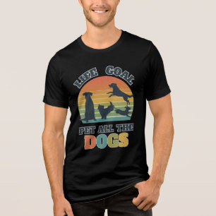 Hund älskare Life-måldesign för Rädda djuren T Shirt