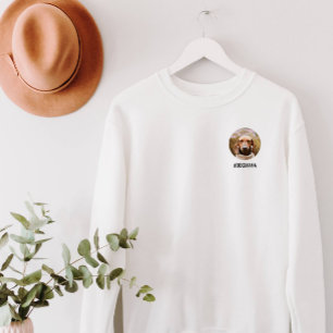 Hund älskare liten fotopakcirkel med Anpassningsba T Shirt