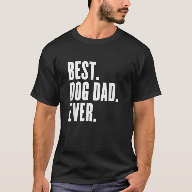 Hund älskare Lusnyj bästa Hund Pappa någonsin T Shirt (Framsida)