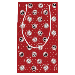 Hund älskare 'Lycklig Woof Year'