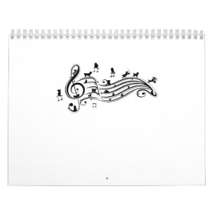 Hund älskare Music Melody Maltese Hund On Music Kalender