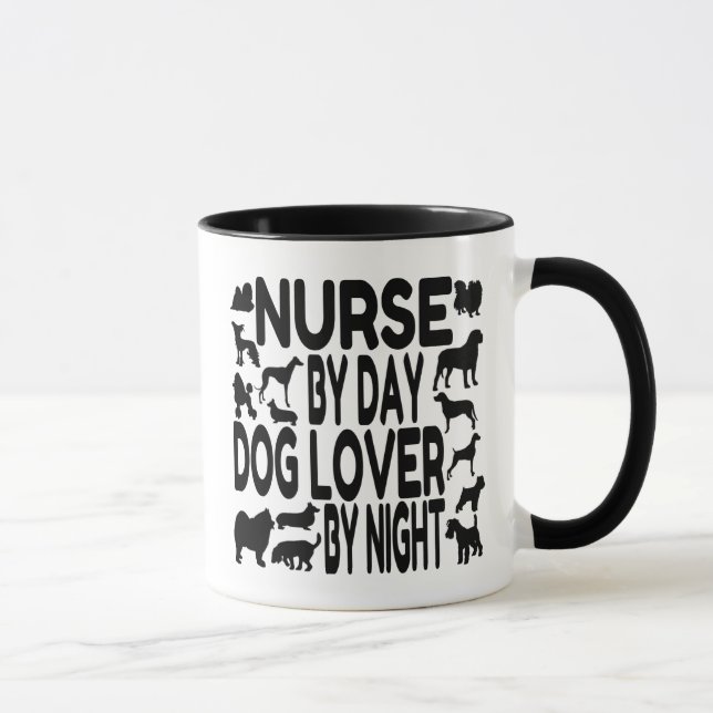 Hund älskare Nurse Mugg (Höger)