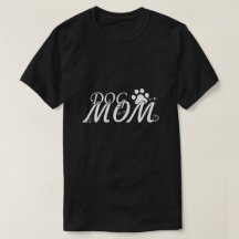 Hund älskare, Päls Mamma, Mamma Shirt, Hund T-Shir