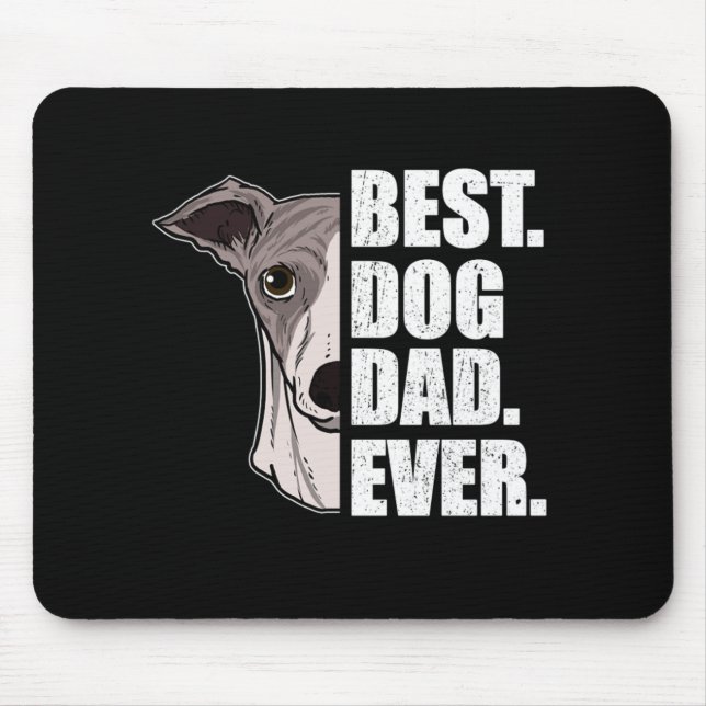 Hund älskare Pet med bästa Hund-Pappa någonsin Musmatta (Framsidan)