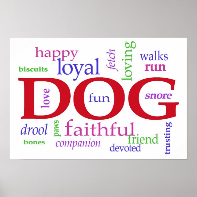Hund älskare Poster (Framsidan)