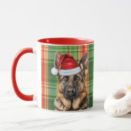Hund älskare Red Grönt Play och GSD Helgdag Mugg