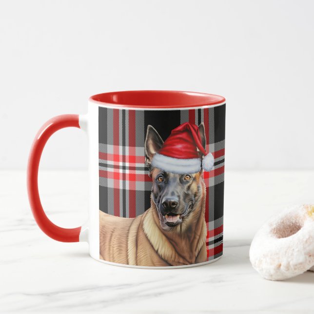 Hund älskare Red Play Belgium Malinois Mugg (Med munk)