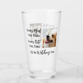 Hund älskare Rolig hund uppspelning 2 foton Glaskopp