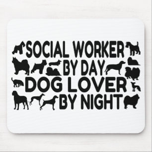 Hund älskare Social Worker Musmatta