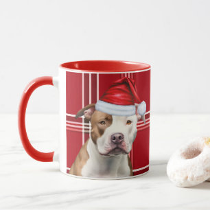 Hund älskare Stbudsdshire Helgdag Red Play Mugg