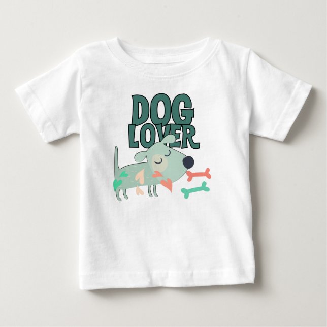 Hund älskare t-shirt (Framsida)