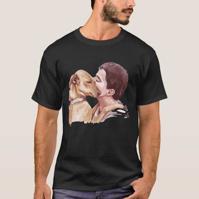 Hund älskare t shirt (Framsida)