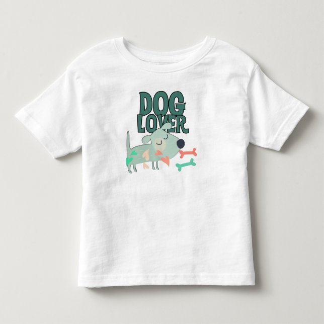 Hund älskare t shirt (Framsida)