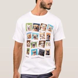 Hund älskare T-Shirt - Cute Polaroid-Stil Collage