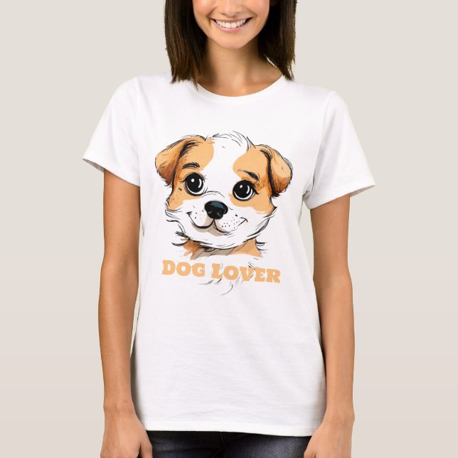 Hund älskare T-shirt för alla hundälskare! (Framsida)