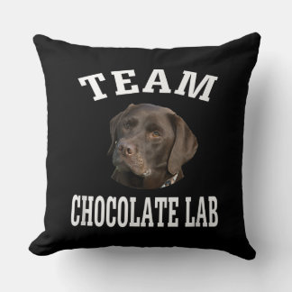 Hund älskare | Team Chocolate Labrador Retriever Kudde