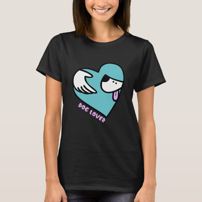hund älskare tee shirt (Framsida)