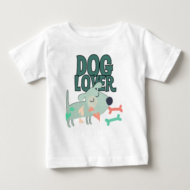 Hund älskare tee shirt (Framsida)