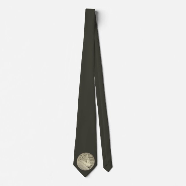 Hund älskare Tie Shiba Inu Hund Neckties Anpassade (Framsida)