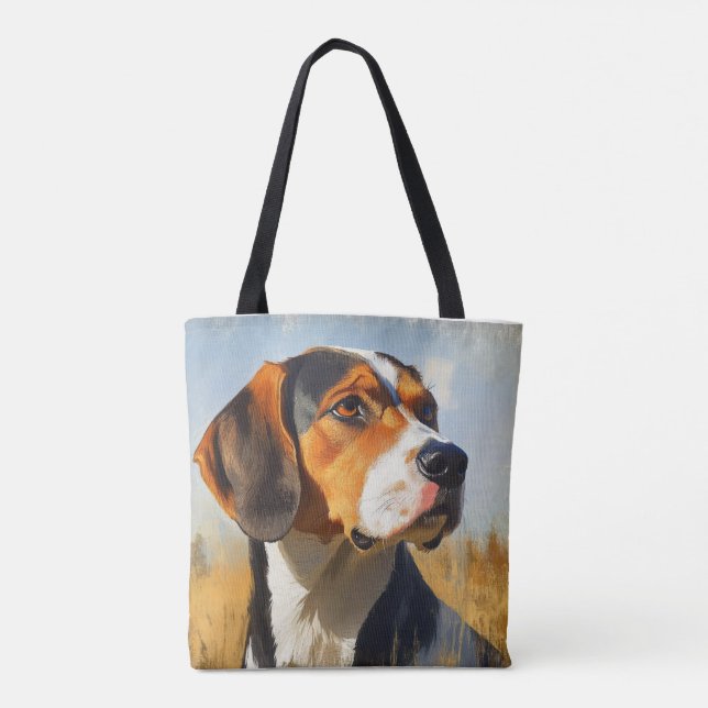 Hund älskare Tote Tygkasse (Baksida)