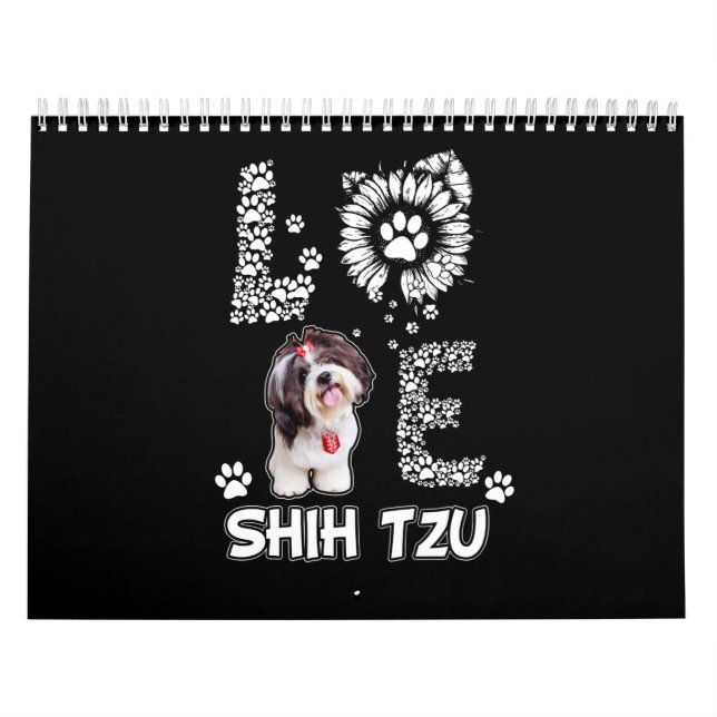 Hund älskare| Vacker Shih Tzu Kalender (Omslag)