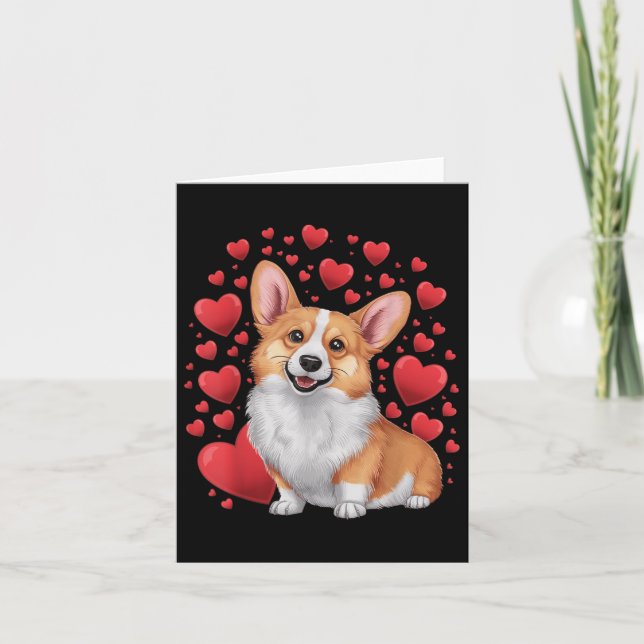 Hund älskare Valentines day ger Uni-Vuxnor &amp; K Kort (Framsida)