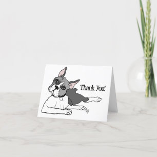 Hund älskareBoston Terrier Tack Kort