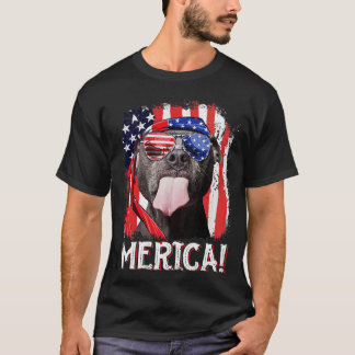 Hund Amerika T Shirt