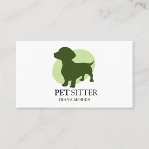 Hund Animal Pet Logotyp Veterinary Clinical Pet Si Visitkort