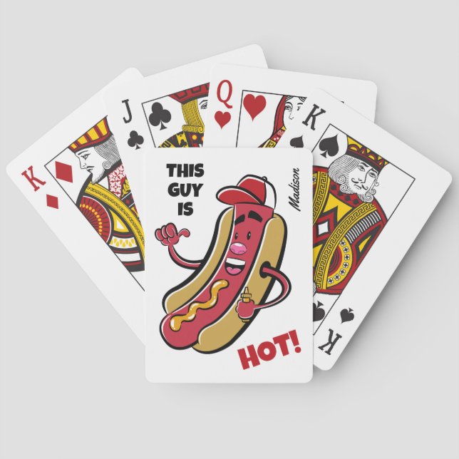 Hund Anpassat namn och Hett Casinokort (Baksidan)