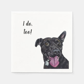 Hund Anpassningsbar Cocktail Napkin Pappersservett