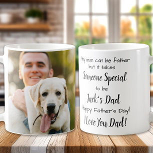 Hund Anpassningsbar Pet Photo Fars dag Coffee Mugg