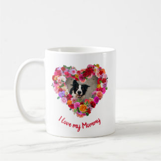 Hund/Anpassningsbar/Pet Photo Ro Heart Kaffemugg