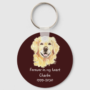 Hund anpassningsbar Photo Memorial Keepsaké Pet Nyckelring