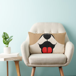 Hund Ansikte Lumbarkudde